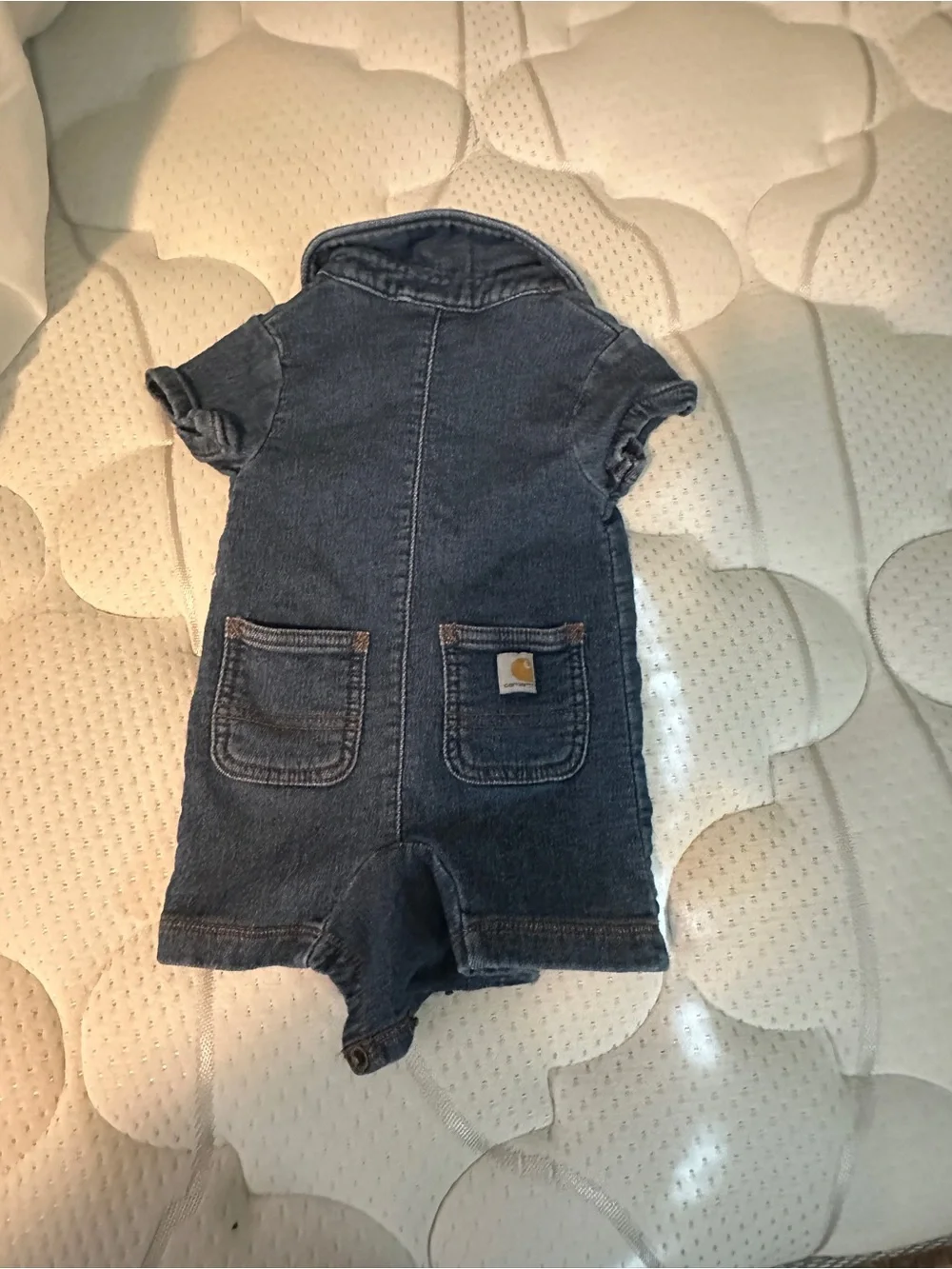 Carter's White Sailboat Print Sleeveless Tank Romper - Red & Navy Accents